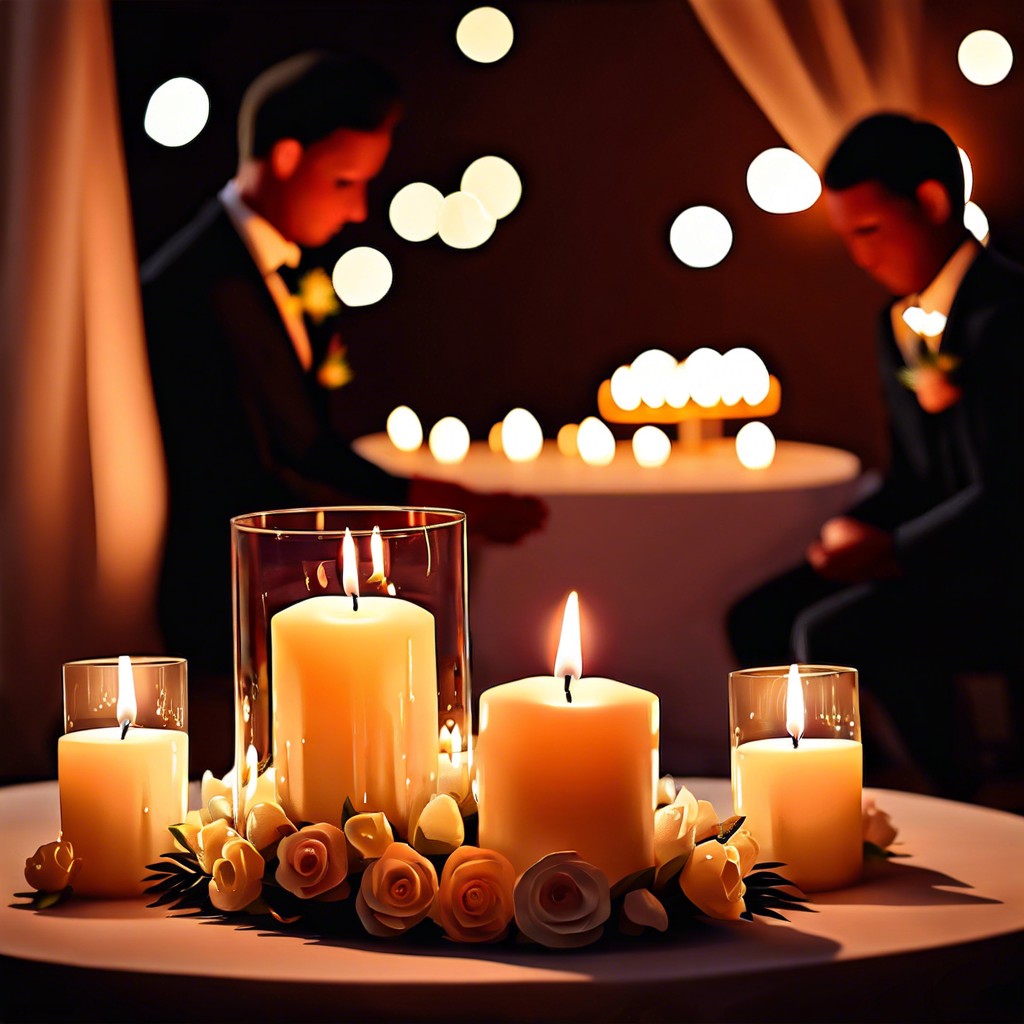 wedding ceremony taper 2 3 hours