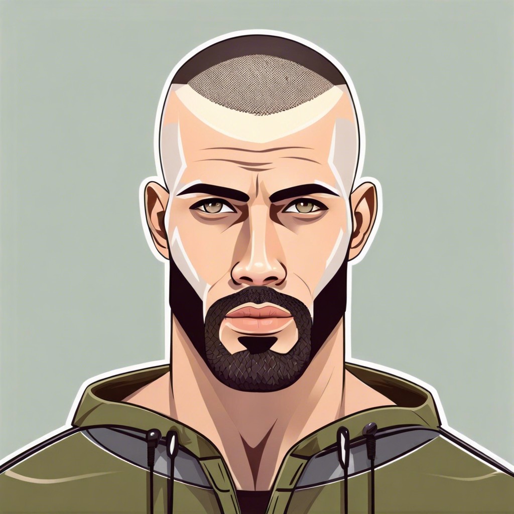 15 Buzz Cut Without Beard Ideas for a Sharp Look – Burst of Style