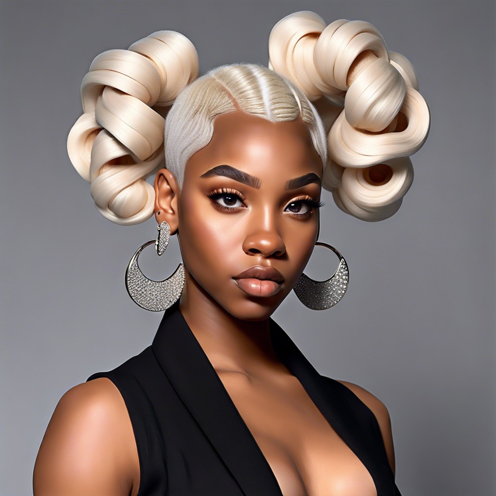 15 Tapered Short Platinum Blonde Hair On Black Girl Styles Burst Of Style