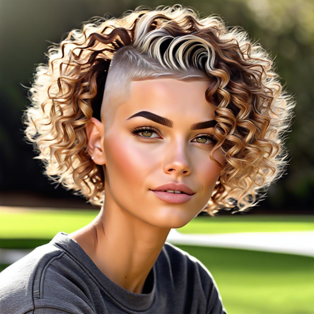 15 Curly Hair Buzz Cut Styles to Inspire Your Next Look – Burst of Style