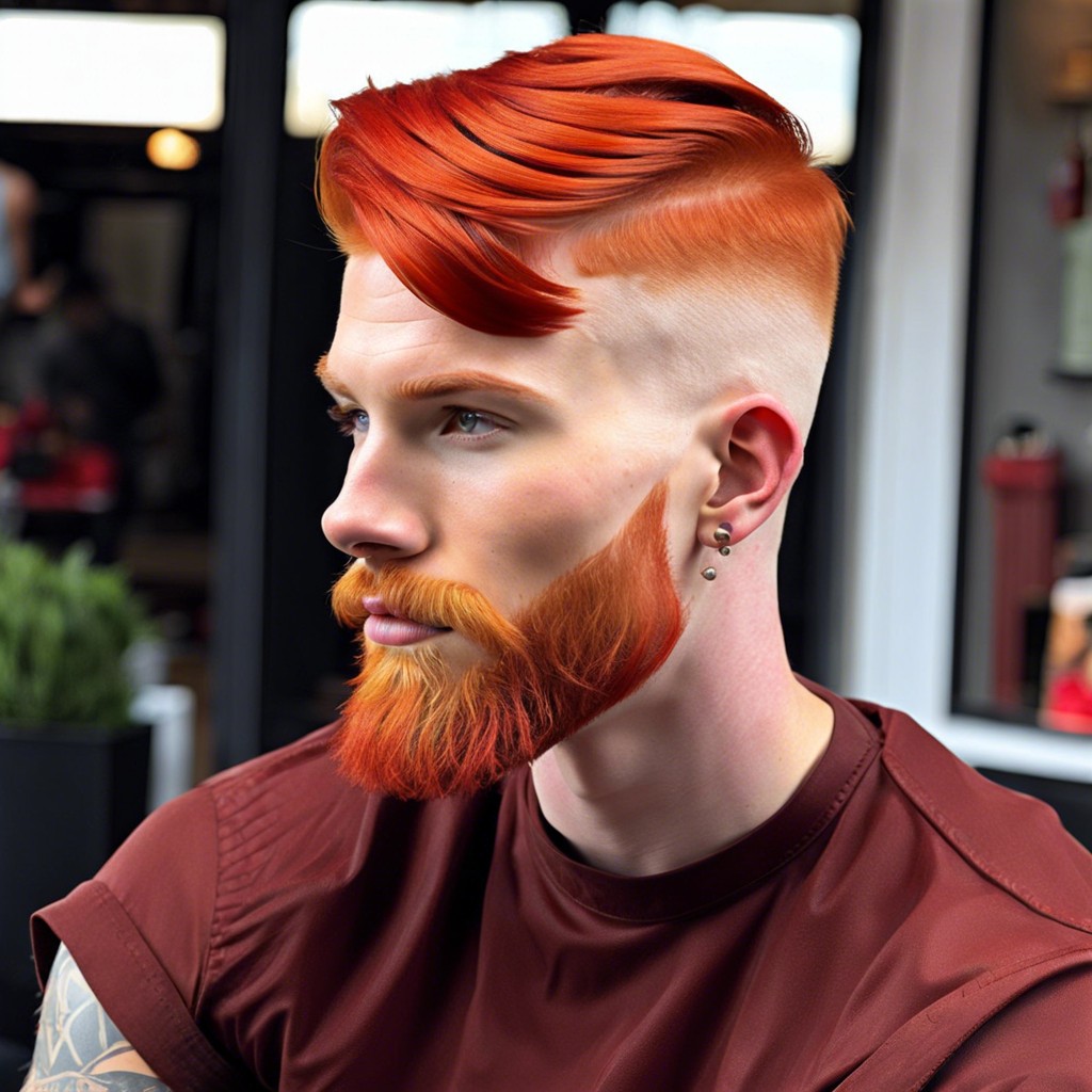 15 Ideas Red Head Buzz Cut Burst Of Style
