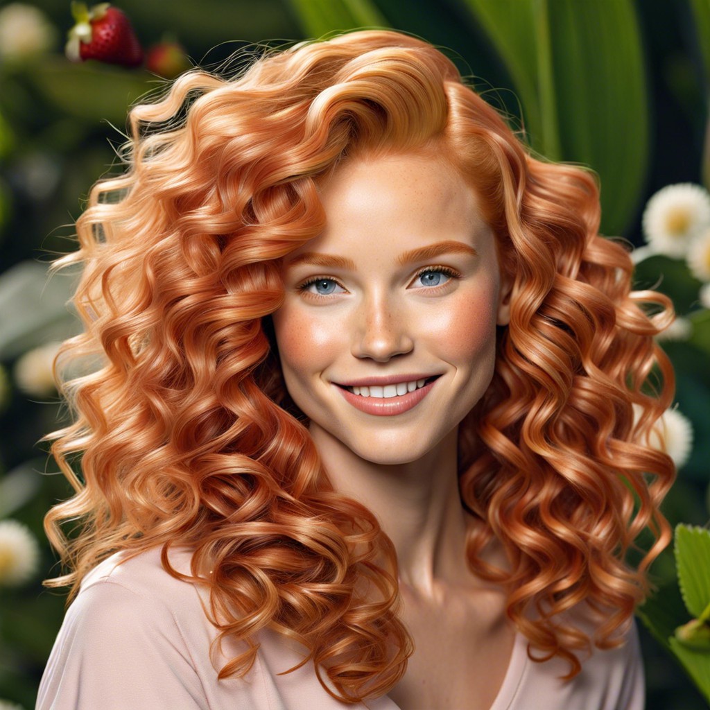 15 Strawberry Blonde Curly Hair Ideas To Inspire Your Next Look Burst 